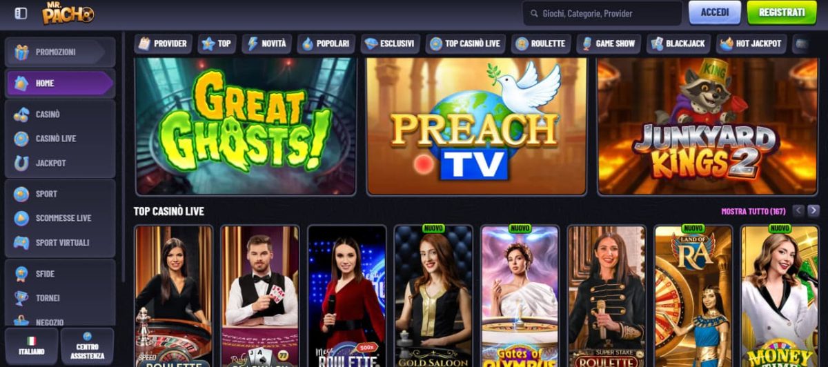 Mr Pacho Casino Italia image 2